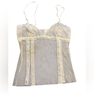 Abercrombie vintage lace layering tank medium